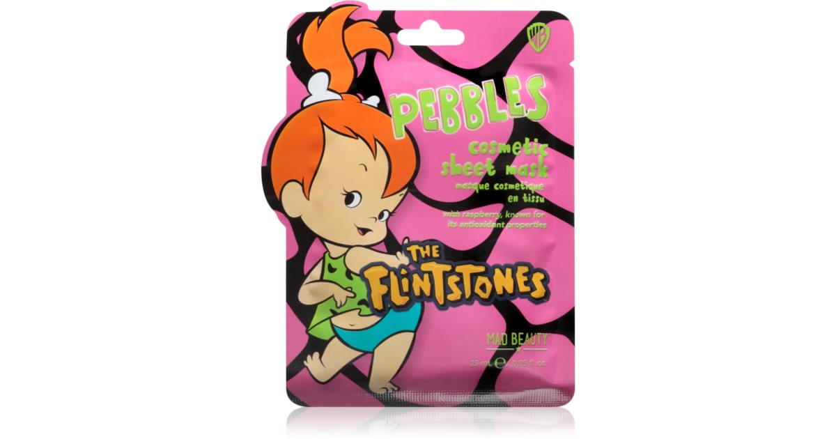 Mad Beauty The Flinstones Pebbles moisturising face sheet mask | notino ...