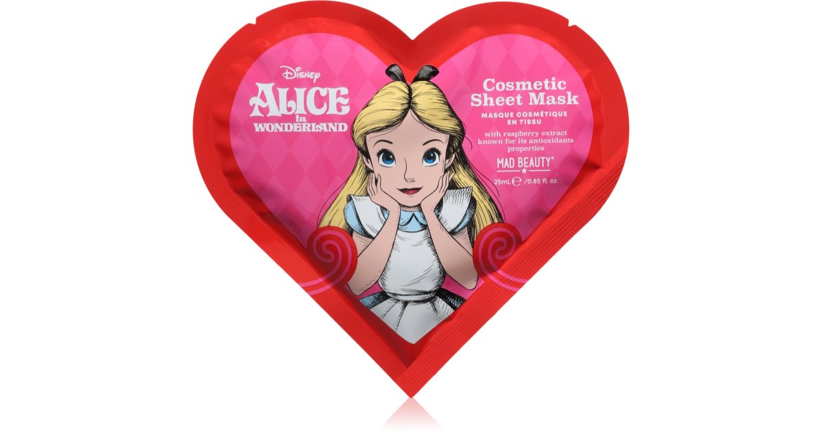 Mad Beauty Alice in Wonderland moisturising face sheet mask | notino.co.uk