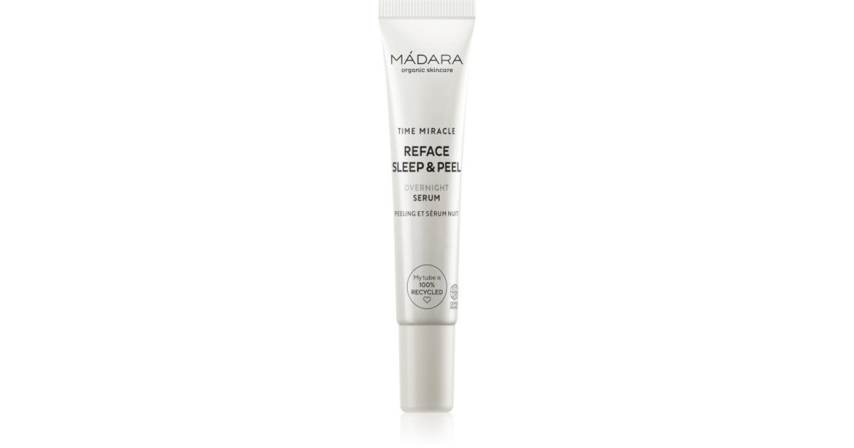 MÁDARA Time Miracle Reface Sleep & Peel sérum facial de noche | notino.es