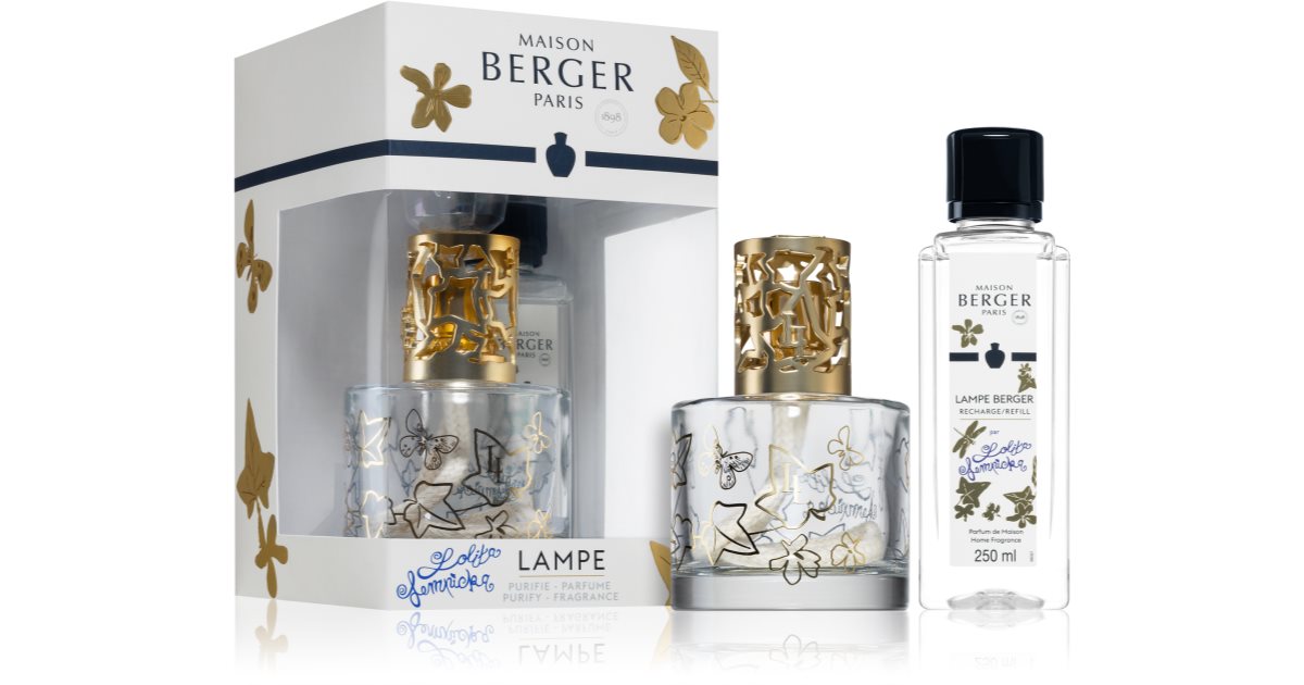 Coffret lampe Berger transparente Lolita Lempicka + recharge - Maison Berger