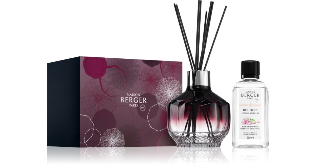 Confezione Regalo Berger A Spirale Nera - Lampada Purificatrice Aria Con Profumo Oriental Velvet - Foto 2