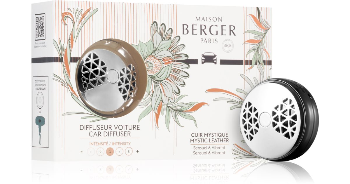 Maison Berger Paris Evanescence Mystic Leather deodorante per auto