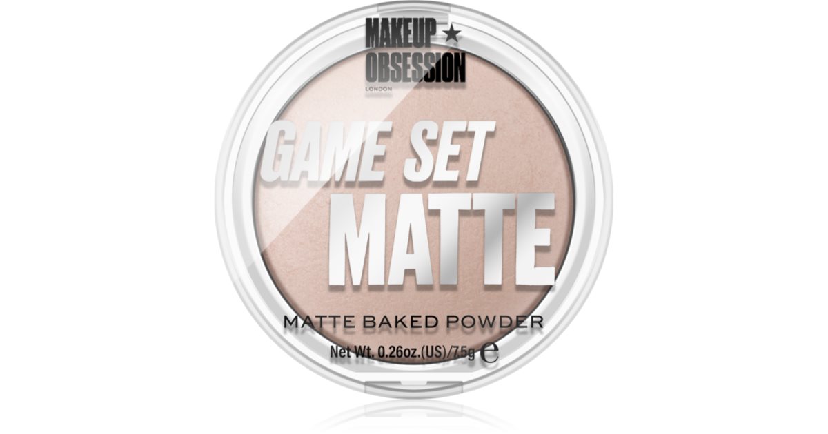 Makeup Obsession Game Set Matte wypiekany puder matujący