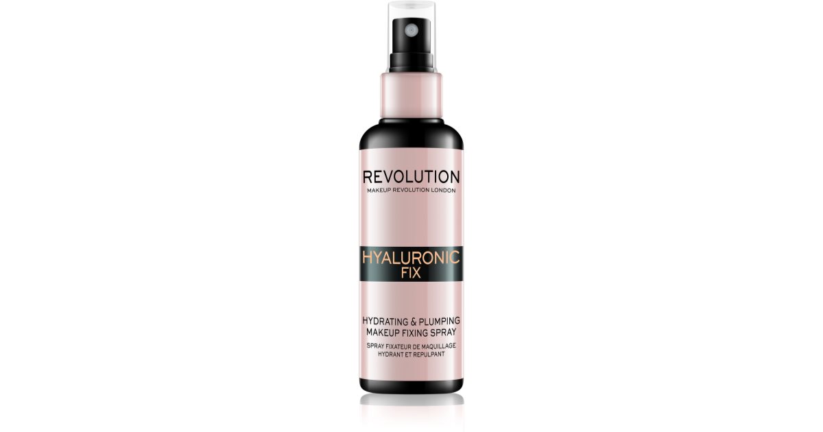 Makeup Revolution Hyaluronic Fix spray fixateur de maquillage pour un effet  naturel