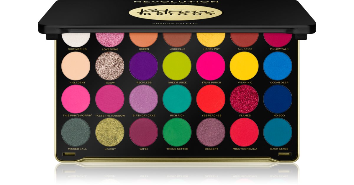 Makeup Revolution X Patricia Bright палетка теней для век | notino.ru
