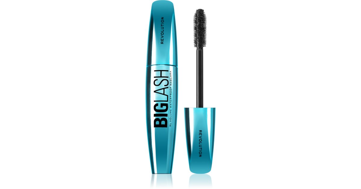 Makeup Revolution Big Lash Volume rímel à prova d'água para dar volume ...