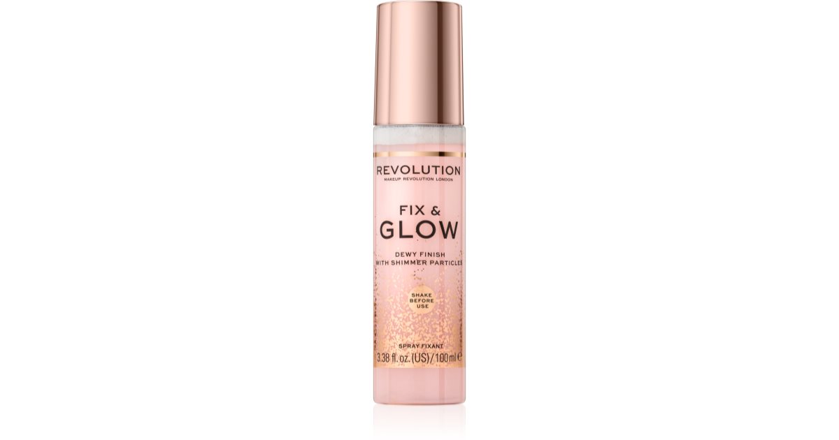 Makeup Revolution Fix & Glow Makeup Fixing Spray with Moisturizing