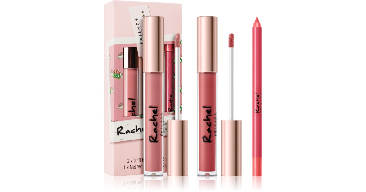 Makeup Revolution X Friends Lip Set Rachel Shade notino.co.uk