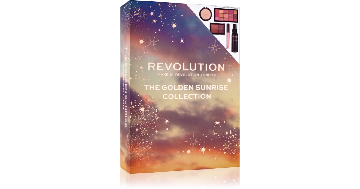 Makeup Revolution The Golden Sunrise zestaw upominkowy (do twarzy)