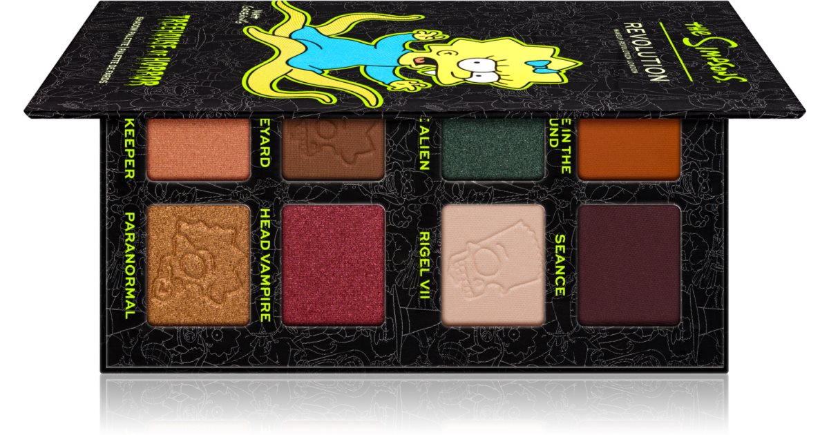 Makeup Revolution The Simpsons Treehouse Of Horror Mini Macambre Eyeshadow Palette Uk 0799