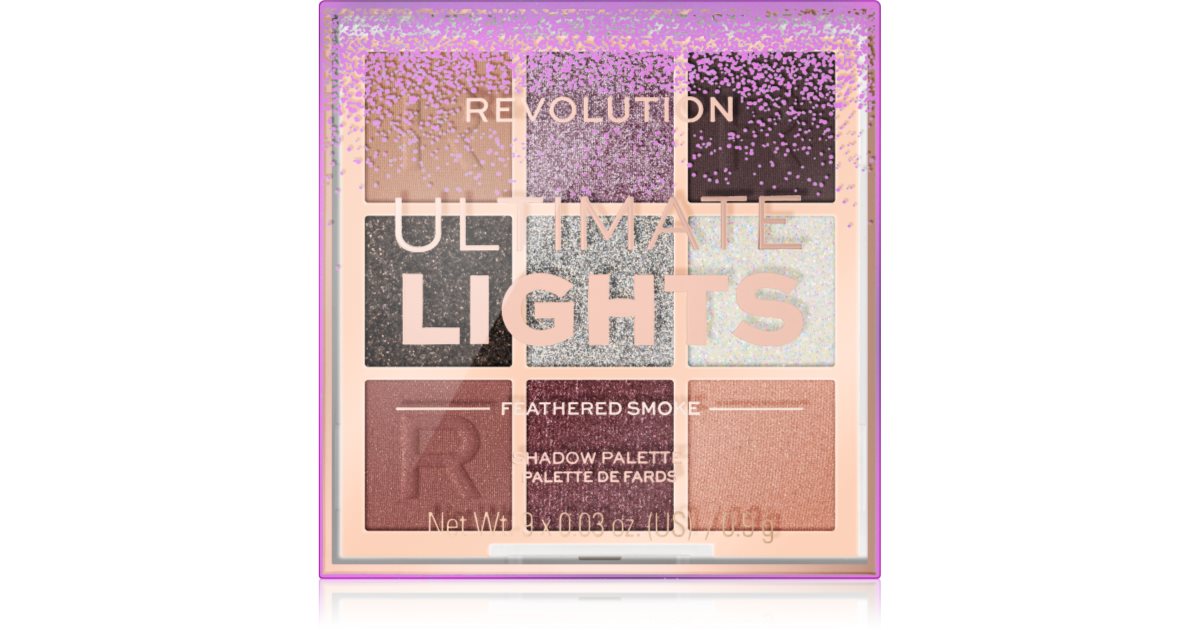 Makeup Revolution Ultimate Lights eyeshadow palette notino.co.uk