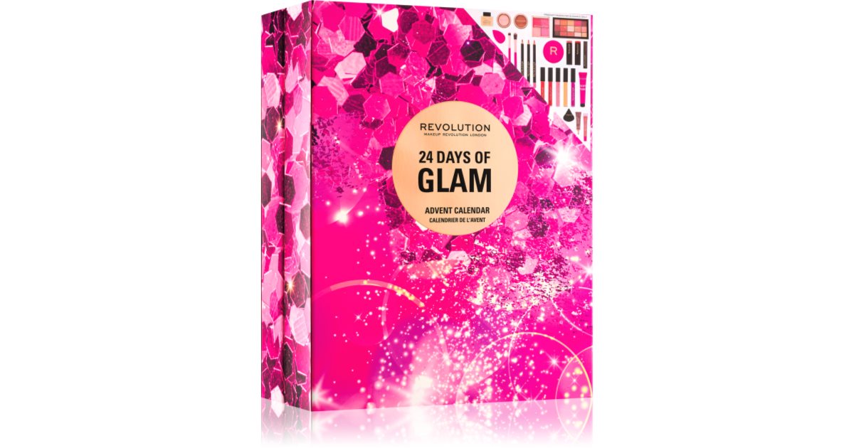 Makeup Revolution Advent Calendar 24 Days Of Glam коледен календар