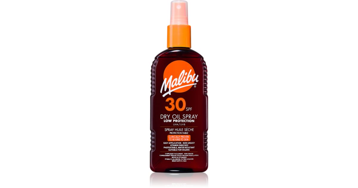 Malibu Dry Oil Spray Sun Oil Spf Notino Co Uk