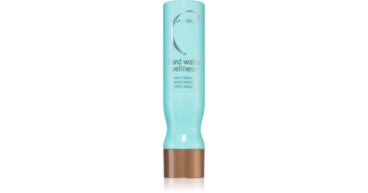 Malibu C Hard Water Wellness Conditioner 266 Ml – Vegan, Für Hartes Wasser, Mit Orangenduft