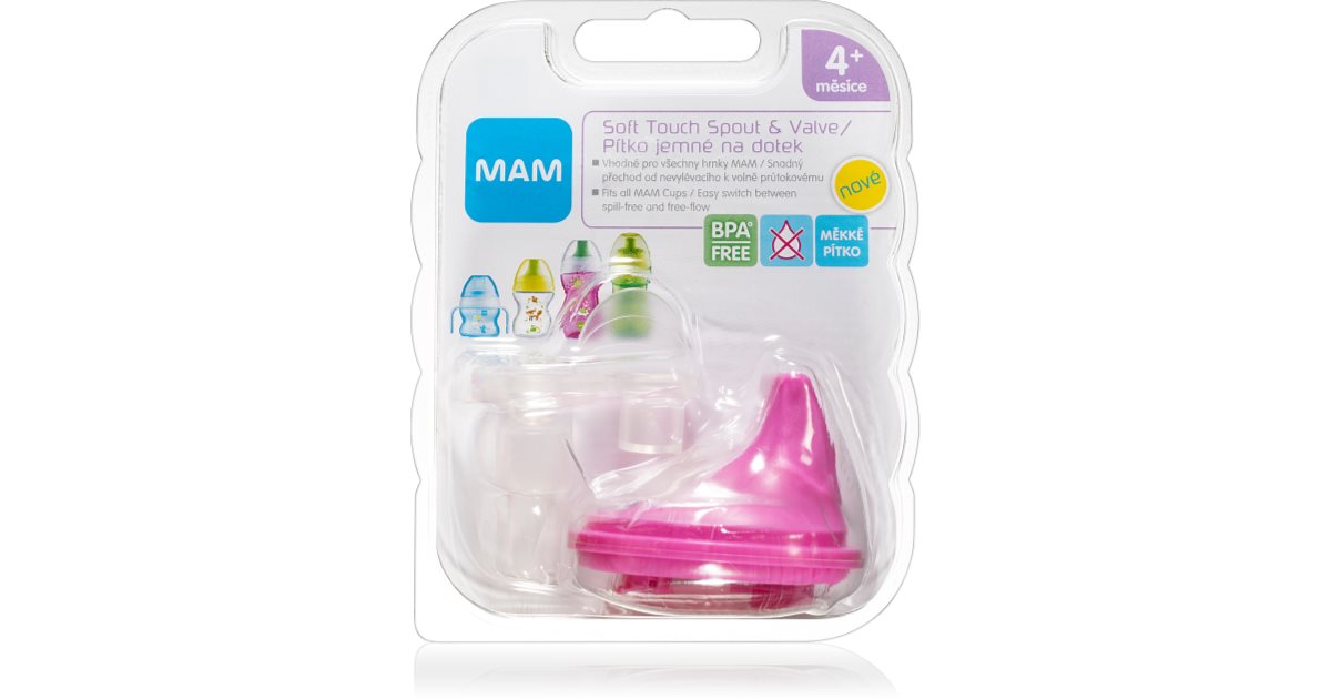 MAM Baby Bottles Soft Touch Spout & Valve set for children notino.ie