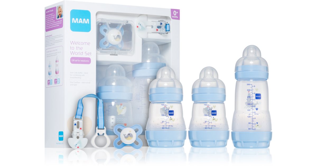 MAM Welcome to the World Blue coffret cadeau pour bébés