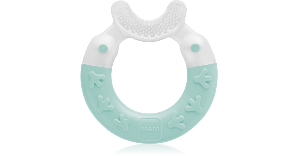 MAM Bite & Brush Dentaruolo E Spazzolino | Per Bambini 3+ Mesi | Setole Ultra Morbide | Senza BPA/BPS - Foto 5