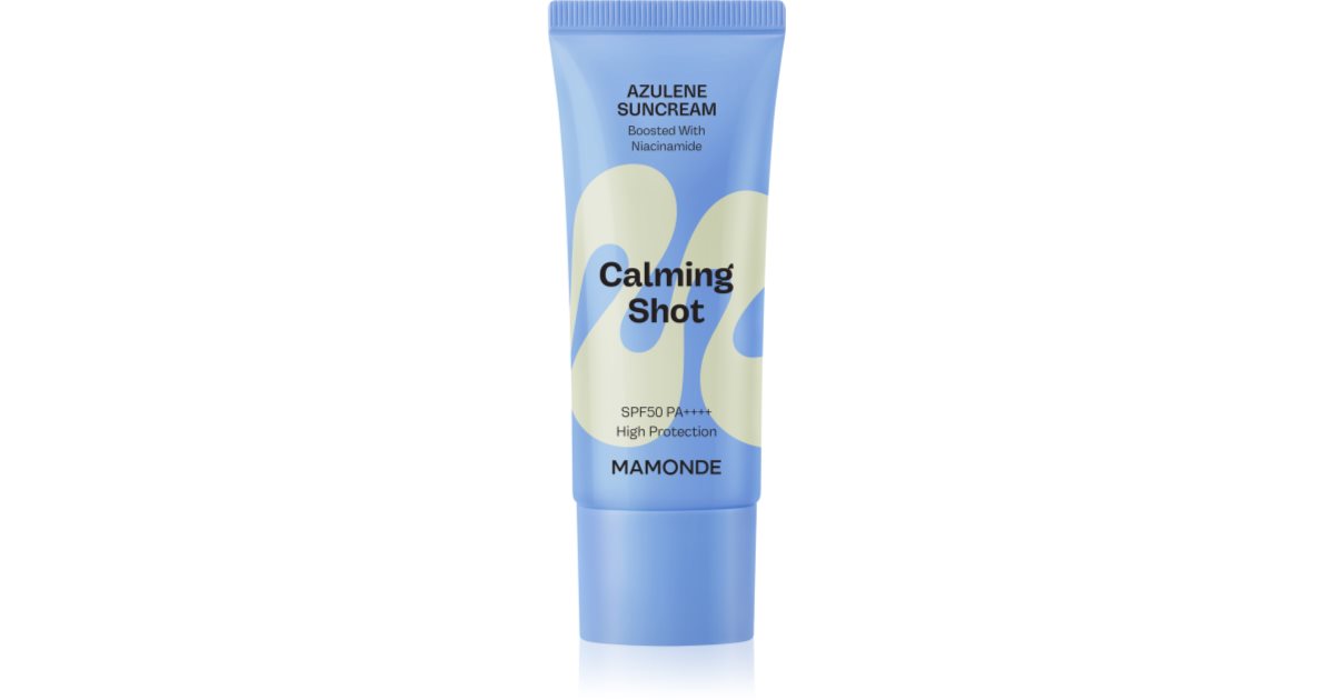 MAMONDE Calming Shot Azulene Suncream ochranný pleťový krém s ...