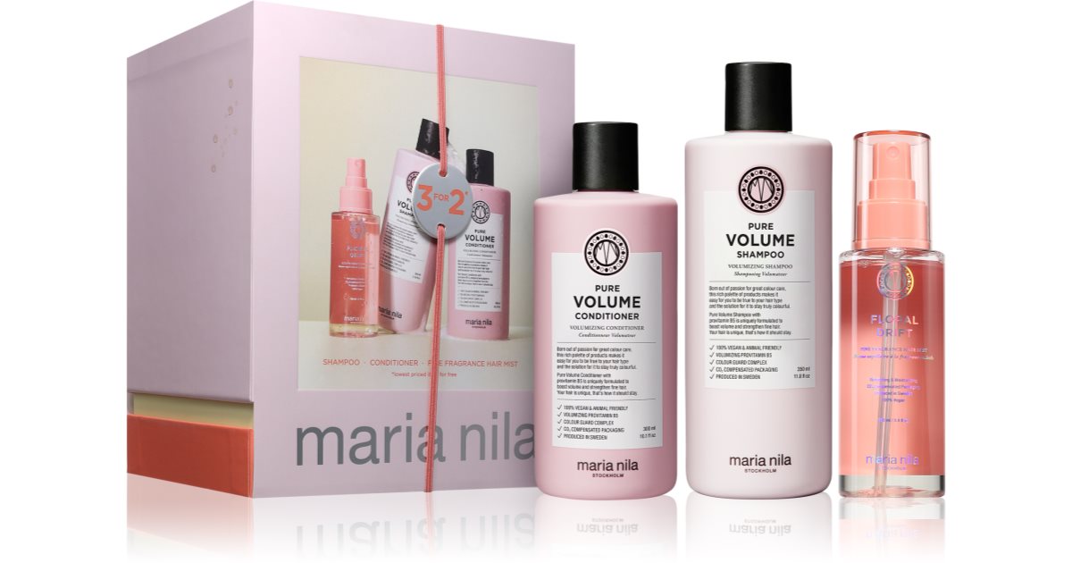 Maria Box Maria Nila Pure Volume Holiday Box Geschenkset für mehr Haarvolumen ...
