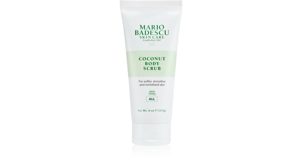Mario Badescu Coconut Body Scrub exfoliante corporal limpiador con coco notino.es