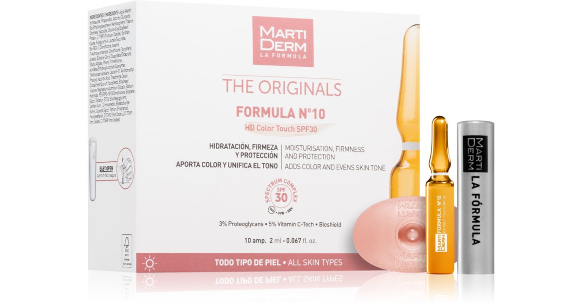 MartiDerm Essentials Formula 10 Protective Serum in ampoules notino.ie