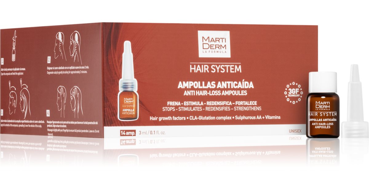 MartiDerm Hair System traitement pour la croissance et contre la chute