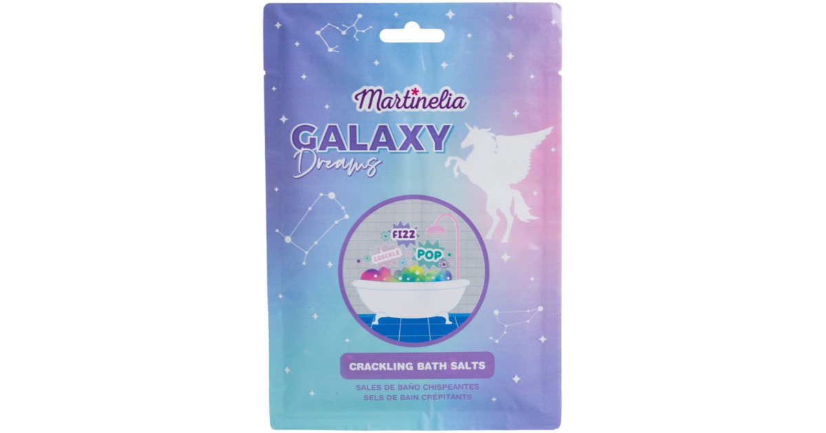 Martinelia Galaxy Dreams Crackling Bath Salts sel de bain pour enfant 