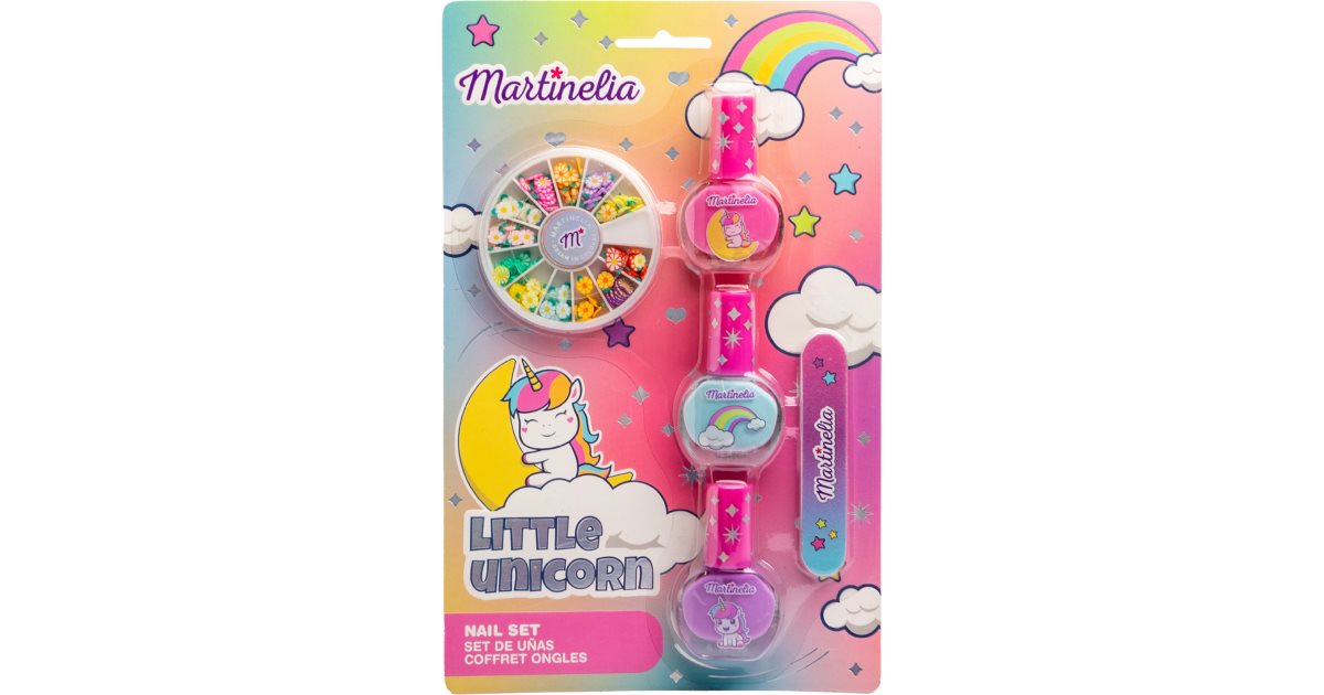 MARTINELIA - Palette de Maquillage Enfant Licorne - Mallette Kit de Maquillage pour Fille : Rouge à Lèvres, Fard à Paupières, Vernis à Ongles Enfant, Blush Multicolores avec Miroir - Mallette en MARTINELIA - Palette de Maquillage Enfant Licorne - Mallette Kit de Maquillage pour Fille : Rouge à Lèvres, Fard à Paupières, Vernis à Ongles Enfant, Blush Multicolores avec Miroir - Mallette en
