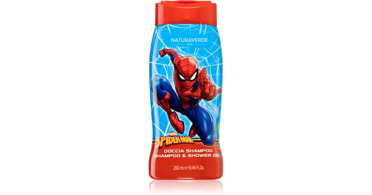 Naturaverde Kids Spider Man Shower Gel & Shampoo - Shampooing et