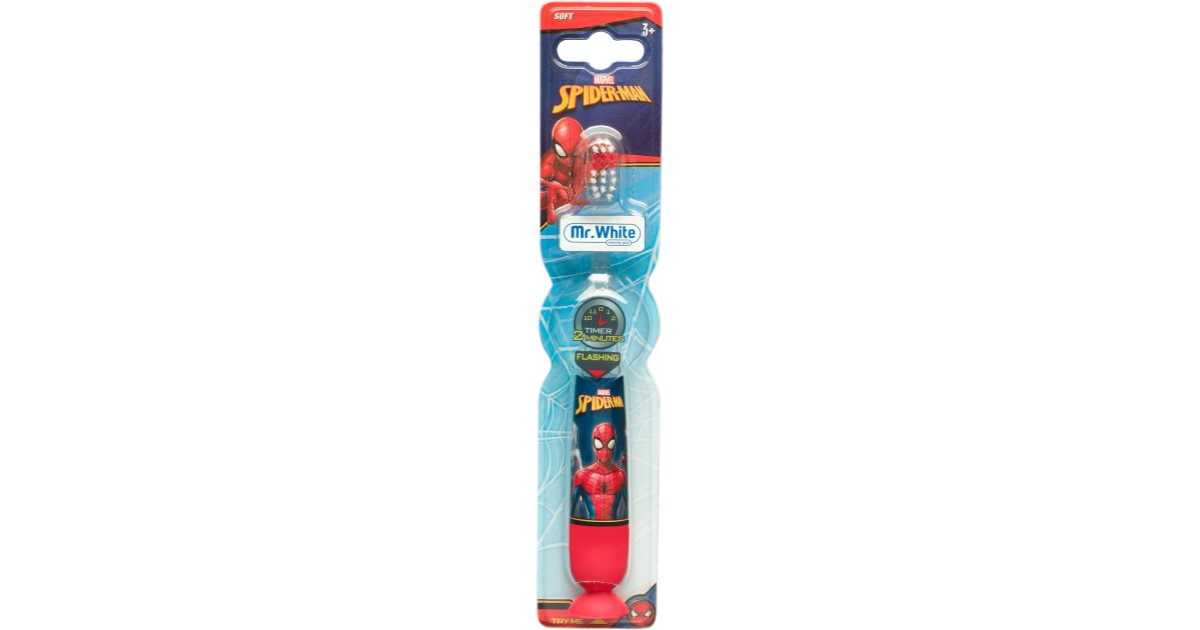 Marvel Spiderman Flashing Toothbrush brosse à dents soft | notino.fr