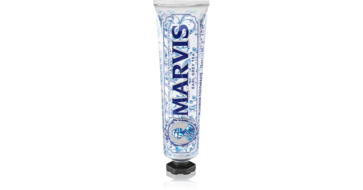 Gray Color Toothpaste Marvis Earl Grey Tea toothpaste (limited edition) | notino.co.uk
