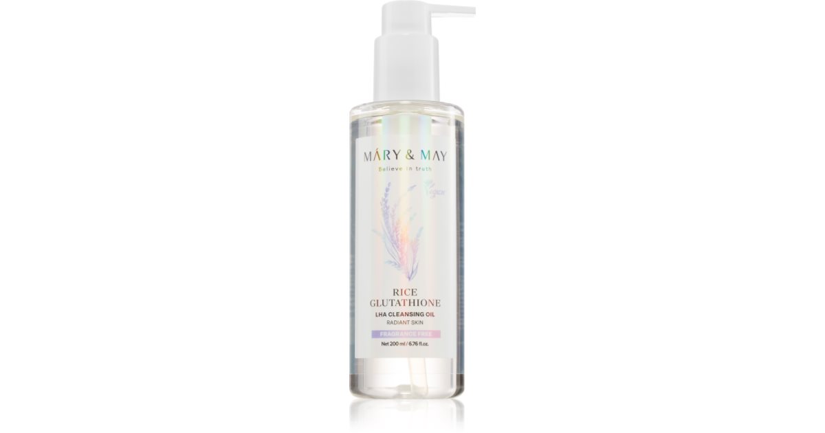 mary&may rice glutathione lha cleansing oil Mary&May Rice Glutathione LHA Cleansing Oil Gentle Cleansing Oil with an  exfoliating effect