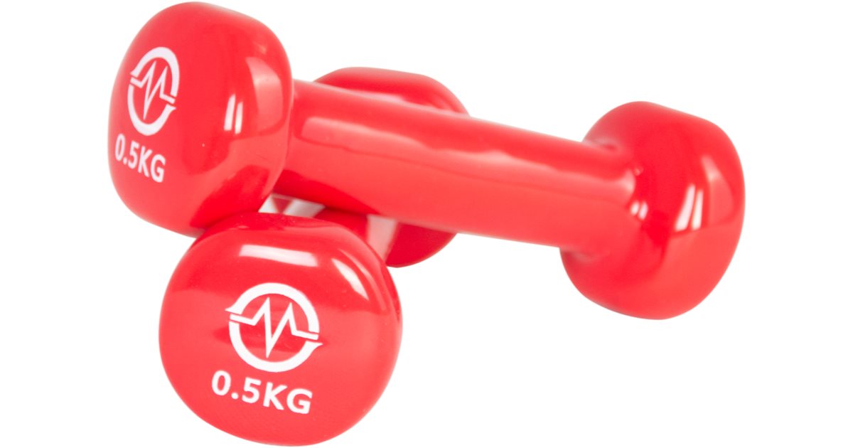 Set Manubri Schildkröt In Vinile - 2 Pezzi Da 0,5 Kg L'uno Per Fitness - Foto 11