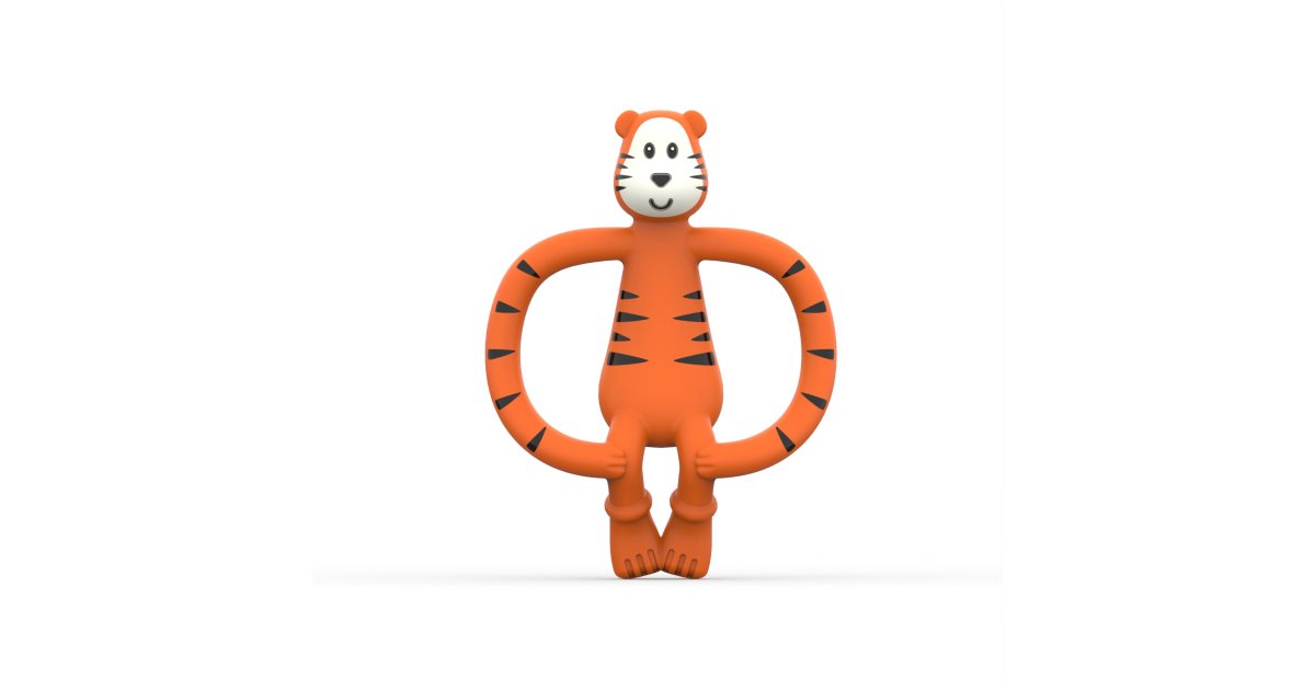Matchstick Monkey Scimmietta Dentizione - Giocattolo In Silicone Alimentare Con Gel