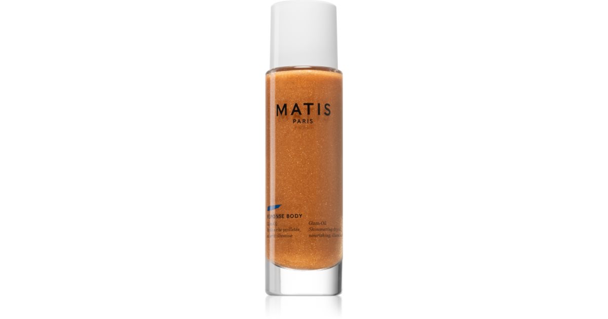 Huile Sèche Pailletée Matis - Réponse Corps 50 Ml - Pour Un éclat Immédiat - Fabriqué En France