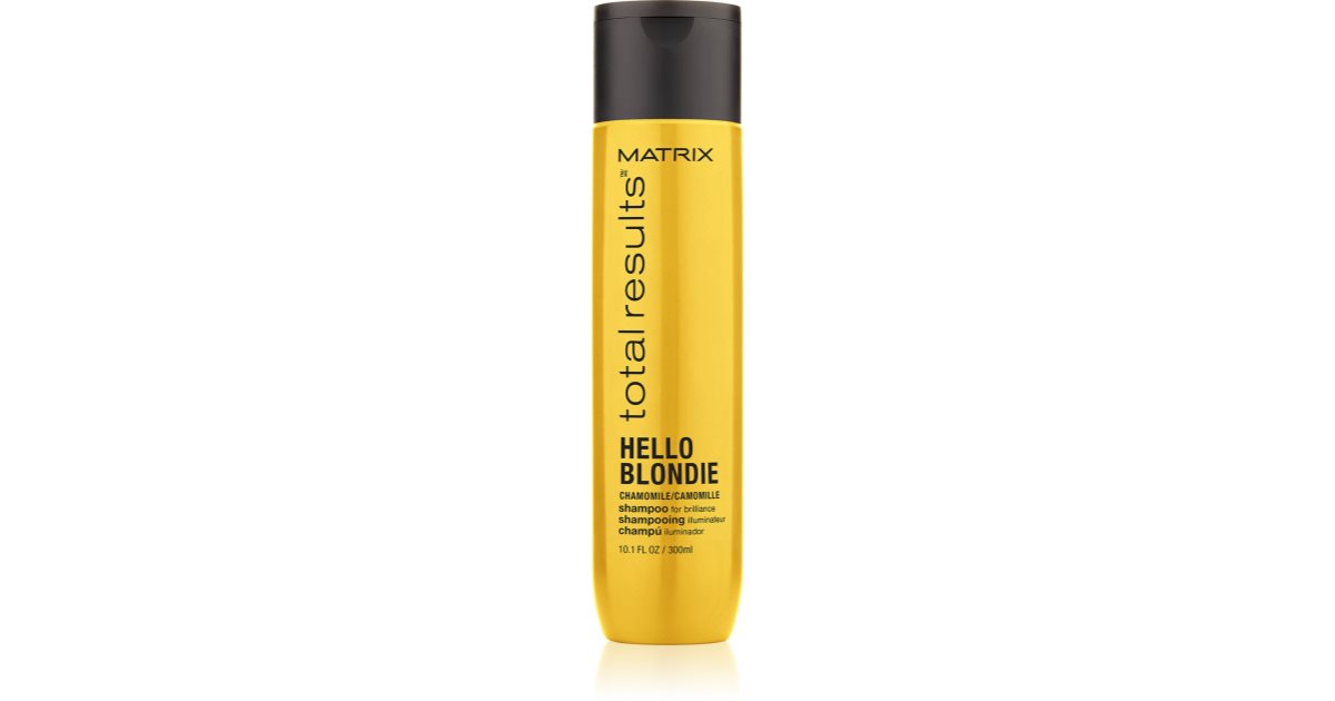 Matrix Hello Blondie protective shampoo for blonde hair notino.co.uk