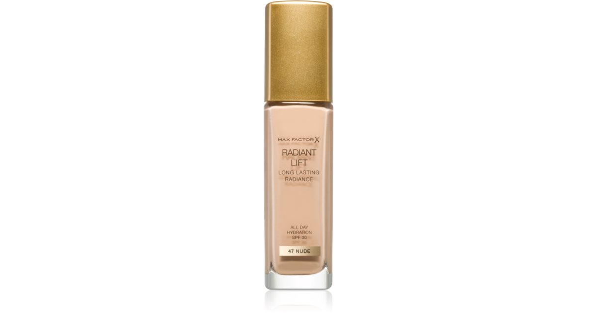 Fond De Teint Max Factor Radiant Lift SPF 30 - Teinte 100 Soft Sable - 30 Ml - Neuf - Effet Satiné
