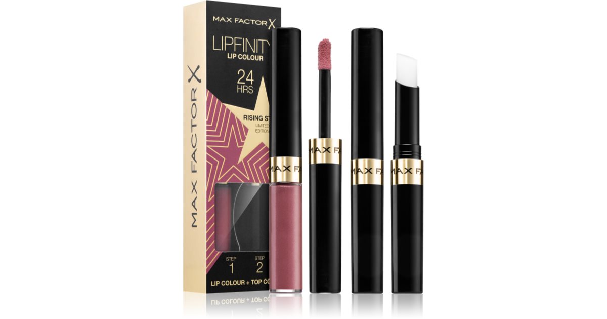 Max Rising St Max Factor Lipfinity Rising Stars dlouhotrvající tekutá rtěnka s ...