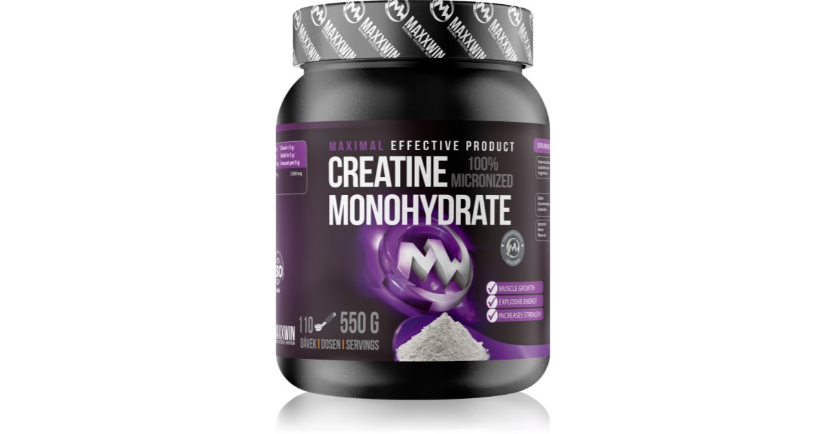 Creatine Complement Maxxwin 100% Creatine Monohydrate complément alimentaire favorisant les ...