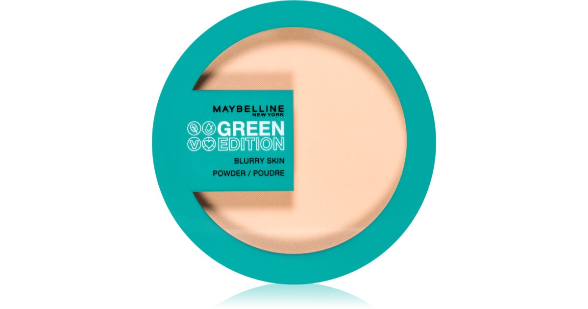 Maybelline Green Edition transparentny puder z matowym wykończeniem