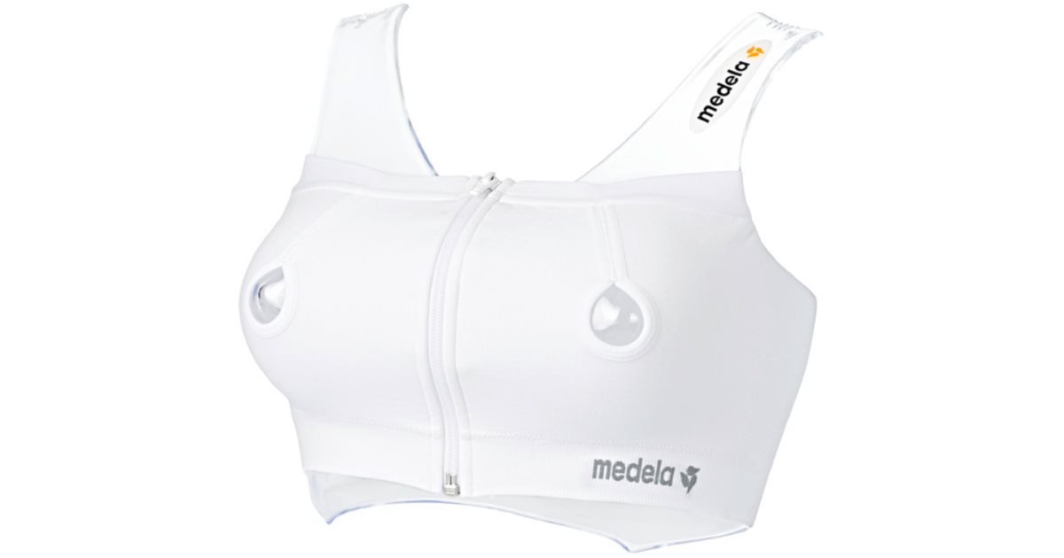 Medela Easy Expression™ Bustier White Sutiã Para Facilitar A Extração De Leite Notinopt 4402