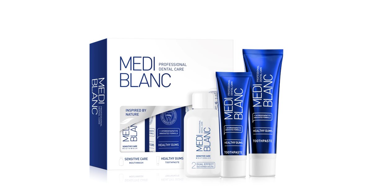 MEDIBLANC Sensitive Care dental care set notino.co.uk