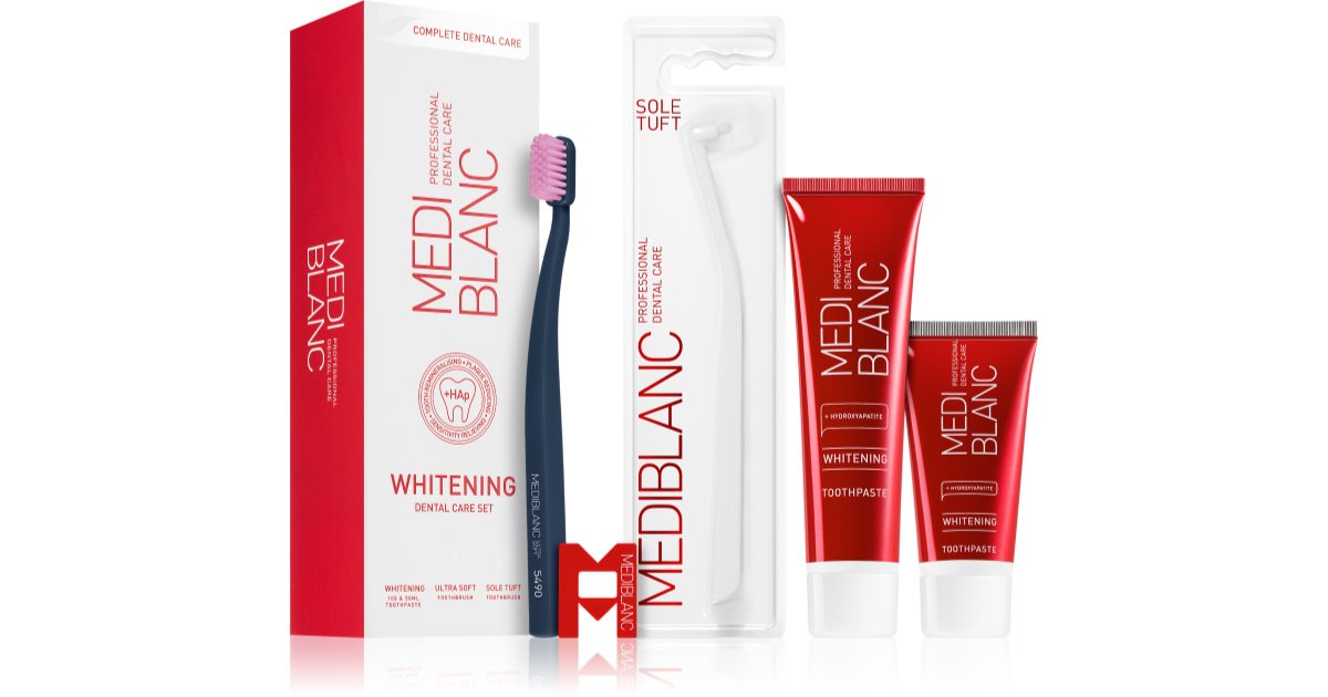 MEDIBLANC Whitening Dental Care Set (for pearly white teeth) notino.ie