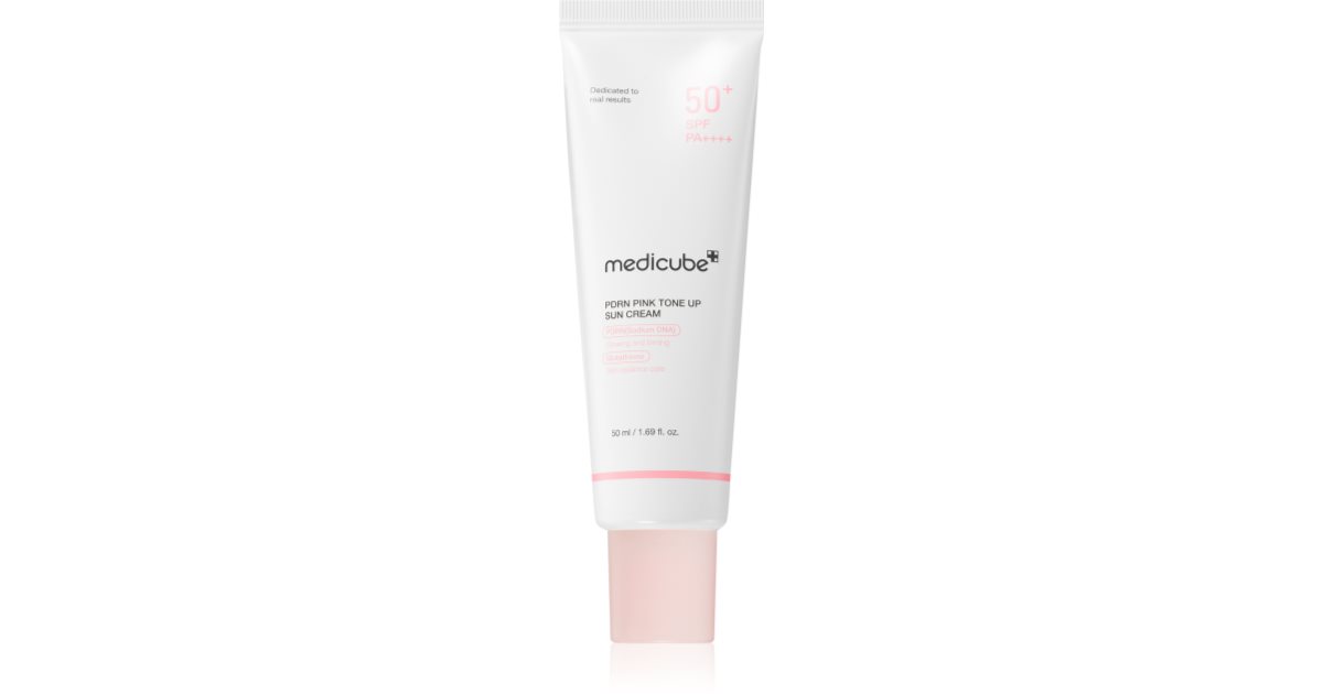 Pink Roulette Sunscreen medicube PDRN Pink Tone Up Sun Cream hydratisierende Schutzcreme SPF 50 ...