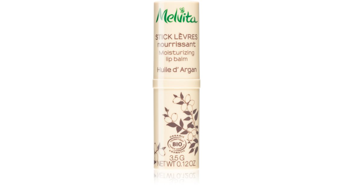 Melvita Argan Oil Lip Balm with Nourishing and Moisturizing Effect