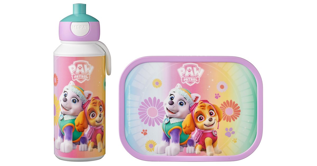 Boîte à Goûter Enfant Stor Avec 3 Compartiments - Licenciée Paw Patrol - Sans BPA, Réutilisable, Résistante Aux Chocs