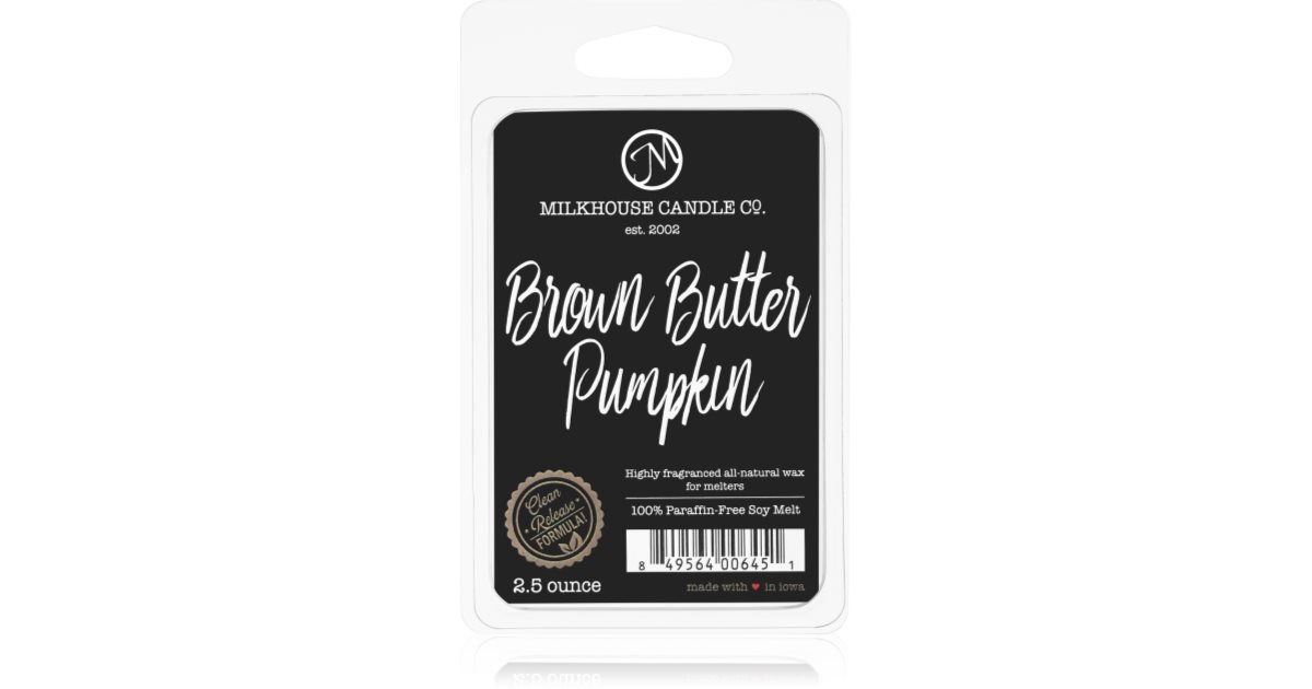 Milkhouse Candle Co. Creamery Brown Butter Pumpkin cera derretida