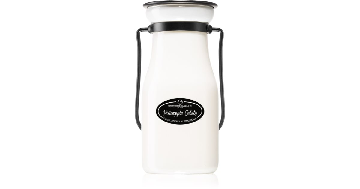 Milkhouse Candle Co. Creamery Pineapple Gelato vonná svíčka Milkbottle notino.cz