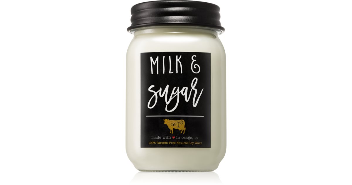 Milkhouse Candle Co. Farmhouse Milk & Sugar Duftkerze Mason Jar