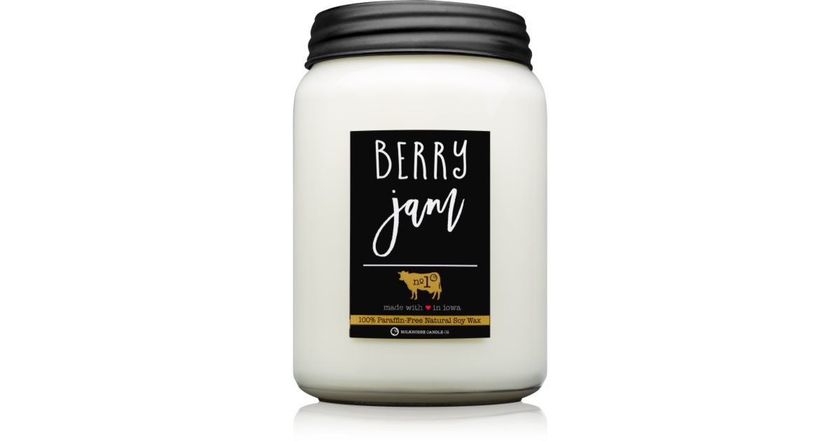 Milkhouse Candle Co. Farmhouse Berry Jam vonná svíčka Mason Jar notino.cz